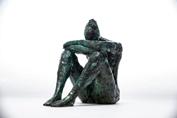 Bronze sculpture of a woman by sculptor Emilio DiIorio.