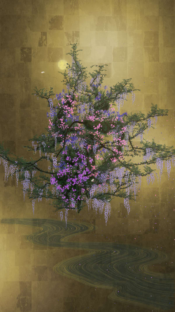 TeamLab Life Survives by the Power of Life II, 2020 Digital Work, 60 min (loop), 8K resolution