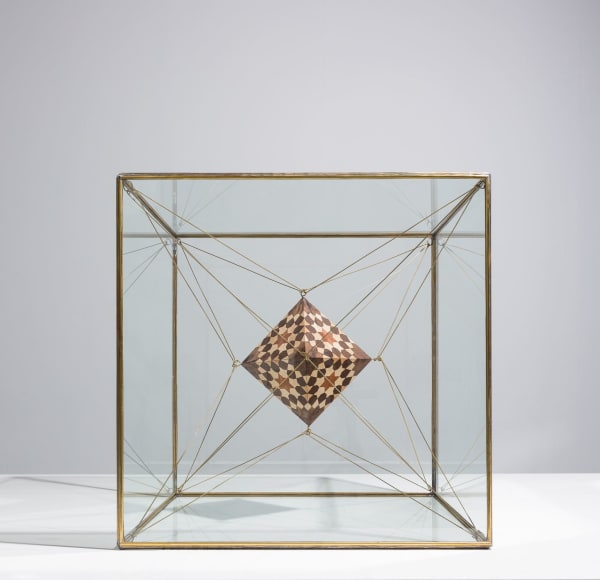 Octahedron Within a Cube ll from The Platonic Solid Duals, 2018