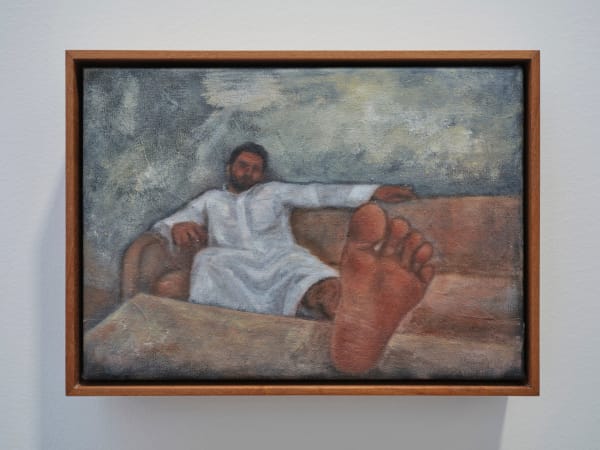 Lulua Alyahya Untitled, 2025 Oil on canvas 21 x 29.7 cm