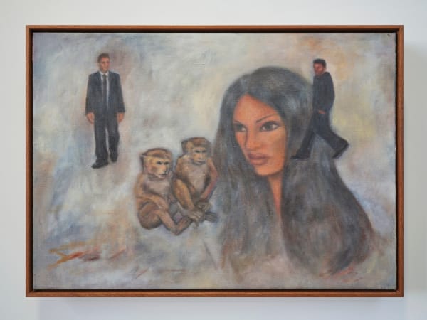 Lulua Alyahya Untitled, 2025 Oil on canvas 42 x 59.4 cm