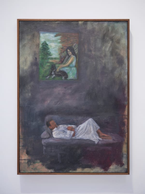 Lulua Alyahya Untitled, 2025 Oil on canvas 82 x 59.4 cm
