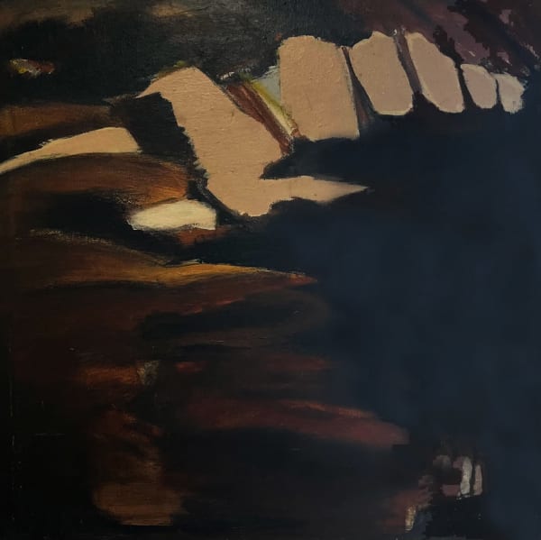 ELLEN KOMENT Big Brown Canvas, 1994 Oil on Canvas 24 x 24 in 61 x 61 cm