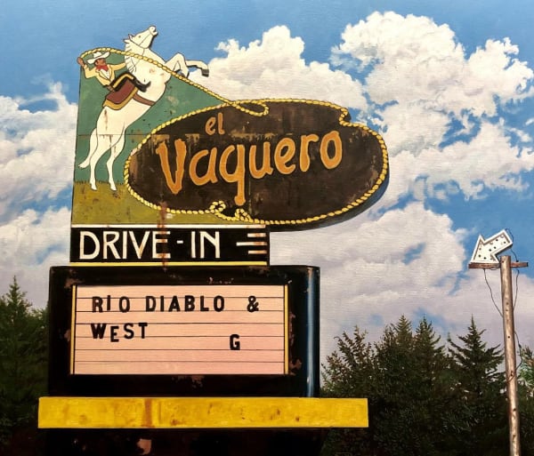 Daniel Blagg, El Vaquero Marquee, 2023