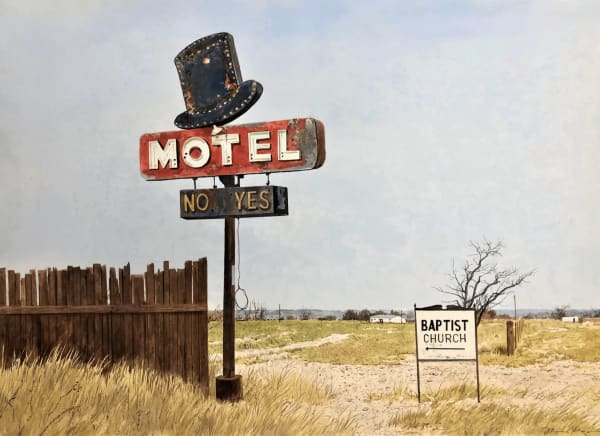 Daniel Blagg, The Preacher's Flock, 2023