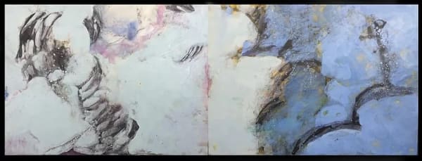 ELLEN KOMENT, The Blue Mountain Meet the Blue Sky , 2020