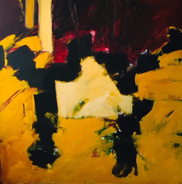 ELLEN KOMENT Tell me your Story , 2004 Oil on Canvas 80 x 80 in 203.2 x 203.2 cm