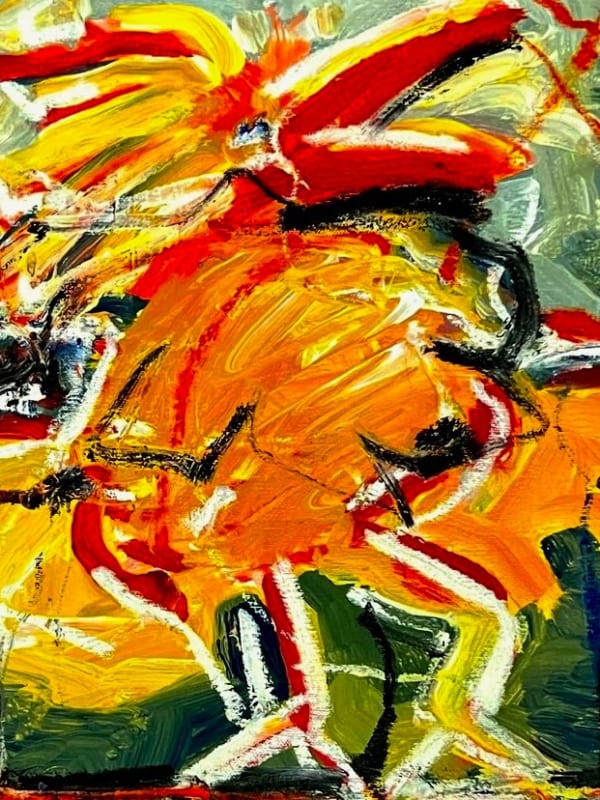 ELLEN KOMENT Almost a Chicken, 1993 Oil on Canvas 11 x 14 in 27.9 x 35.6 cm