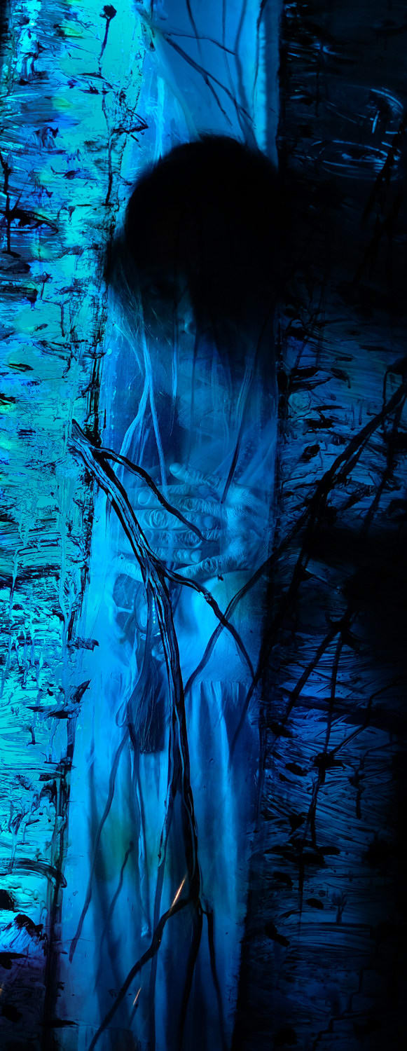 Anne Kornfeld Self Portrait: Blue , 2021 Archival Pigment Print 20 x 30 in 50.8 x 76.2 cm