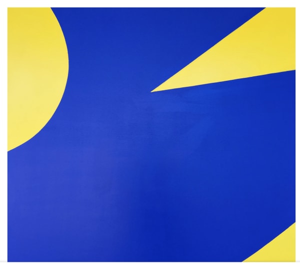 William Greiner, Road Signs in Designer Color (Blue), 2017