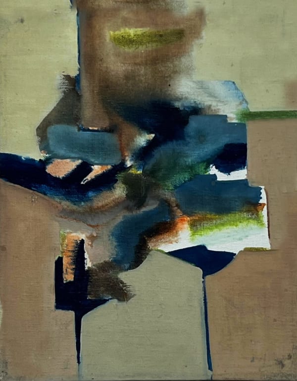 ELLEN KOMENT Abstract 1, 1986 Oil on Canvas 9 x 12 in 22.9 x 30.5 cm