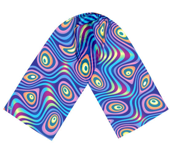 Shan Ogdemli, Fluid Waves Blue, 2024