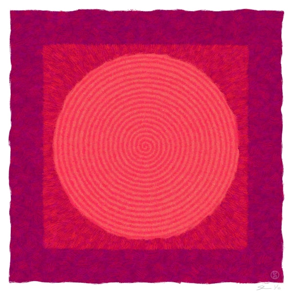 Shan Ogdemli, Spiral Red Mandala, 1994