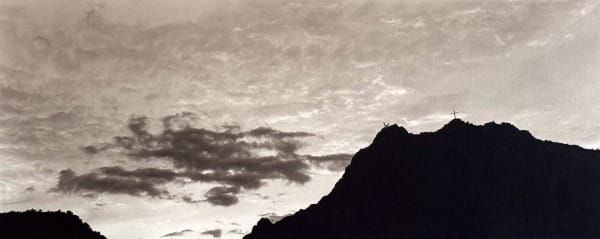 Kerik Kouklis, Two Crosses on a Hill near Taos, NM, 1995