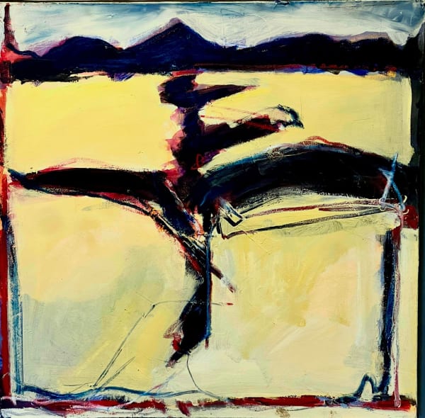 ELLEN KOMENT A Beautiful Arroyo, 1996 Oil on Canvas 24 x 24 in 61 x 61 cm