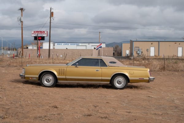 Anne Kornfeld The Gold Car, 2020 Archival Pigment Print 24 x 36 in 61 x 91.4 cm