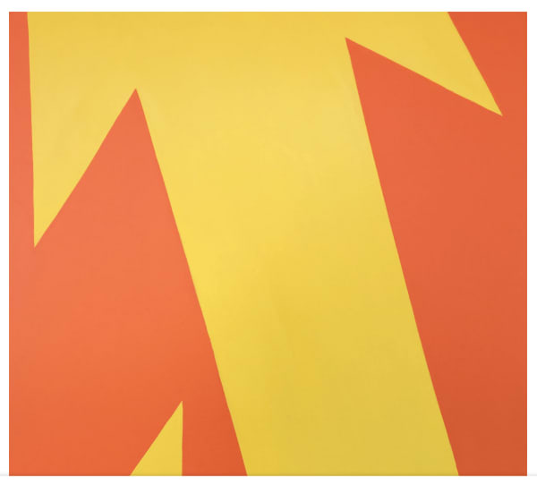 William Greiner Road Signs in Designer Color (Orange), 2017 Acrylic on canvas 48 x 48 in 121.9 x 121.9 cm