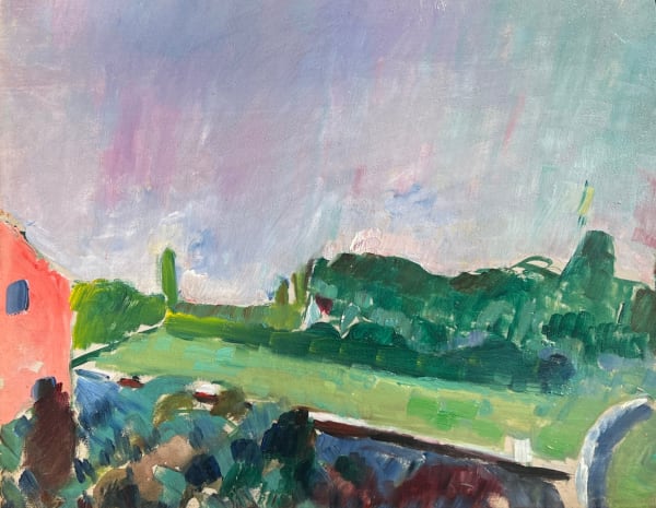 Arthur B. Carles, French Scene at Voulangis, c. 1921