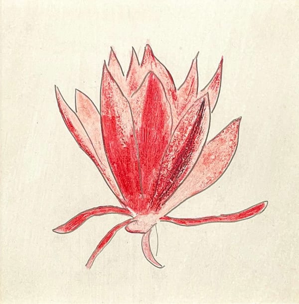Joseph Stella, Red Flower, c. 1920