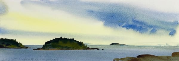 Susan Headley Van Campen, July 25, Casco Bay
