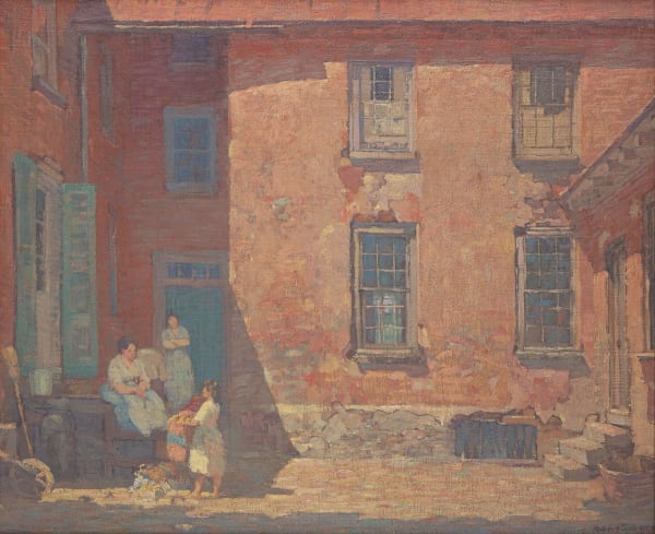 Robert Spencer, Courtyard at Noon