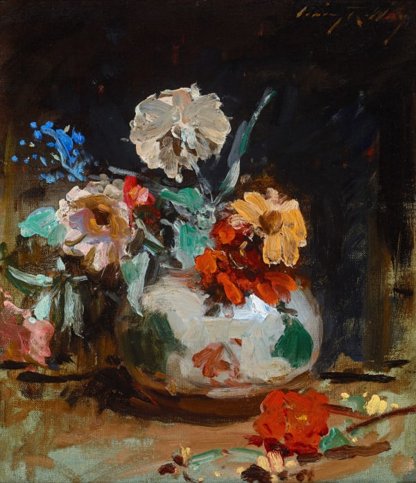 Irving Ramsey Wiles, Still Life with Flowers, c. 1915