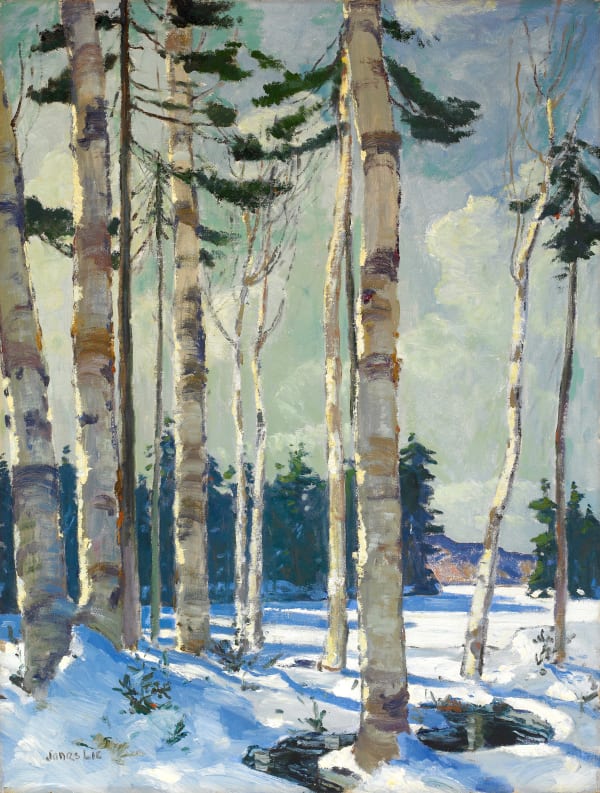 Jonas Lie, Winter Birches