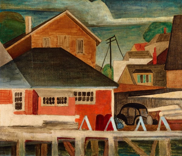Blanche Lazzell, Lumber Wharf, 1936