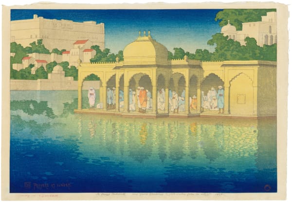 Charles W. Bartlett (1860-1940), Prayers at Sunset (also called Udaipur. India), 1919