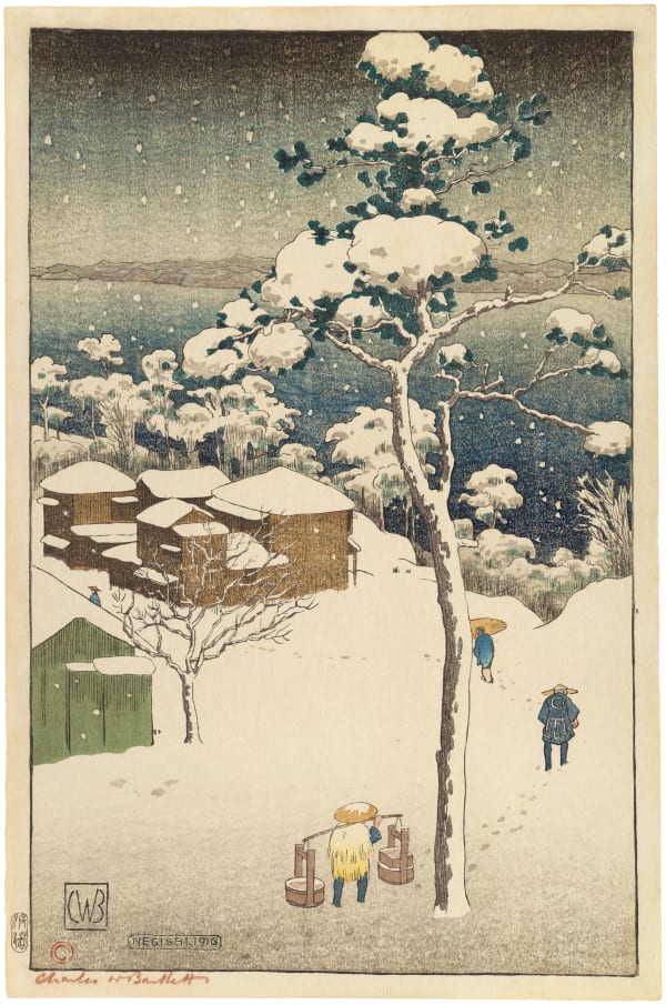 Charles W. Bartlett (1860-1940), Negishi. 1916, from the series 2nd Series. Japan, 1916