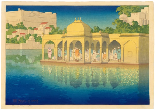 Charles W. Bartlett (1860-1940), Prayers at Sunset (also called Udaipur. India), 1919