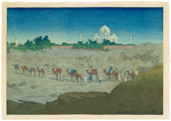 Charles W. Bartlett (1860-1940), Taj-Mahal from the Desert, 1919