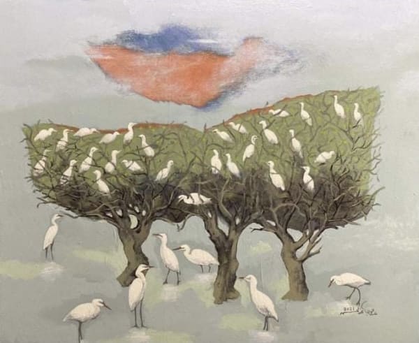 Abdel Wahab Abdel Mohsen Untitled, 2021 Acrylic on Canvas 120 x 150 47 12/50 x 59 3/50