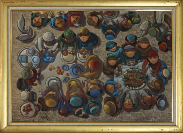 Taha El-Kourany Untitled, 2020 Oil on Canvas 70 x 100 cm