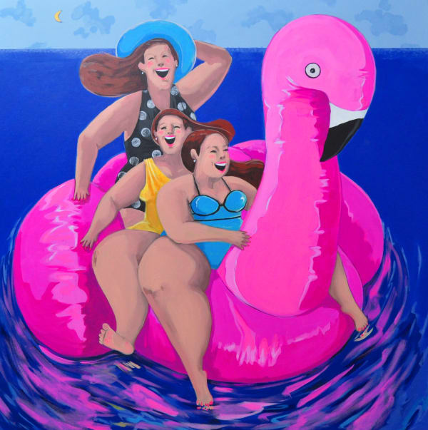 Esraa Zidan Mixed media on Canvas 120 x 120 cm 47 1/4 x 47 1/4 in