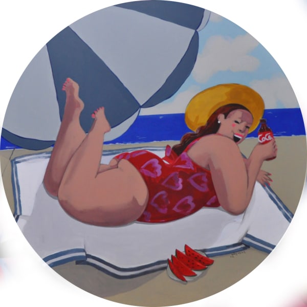 Esraa Zidan Mixed media on Canvas 103 x 103 cm 40 1/2 x 40 1/2 in