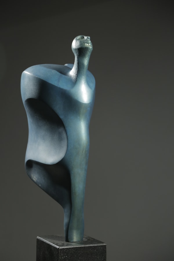 Ahmed Magdy Before the meeting 2, 2021 Bronze 81 x 38 x 22 cm 31 7/8 x 15 x 8 5/8 in