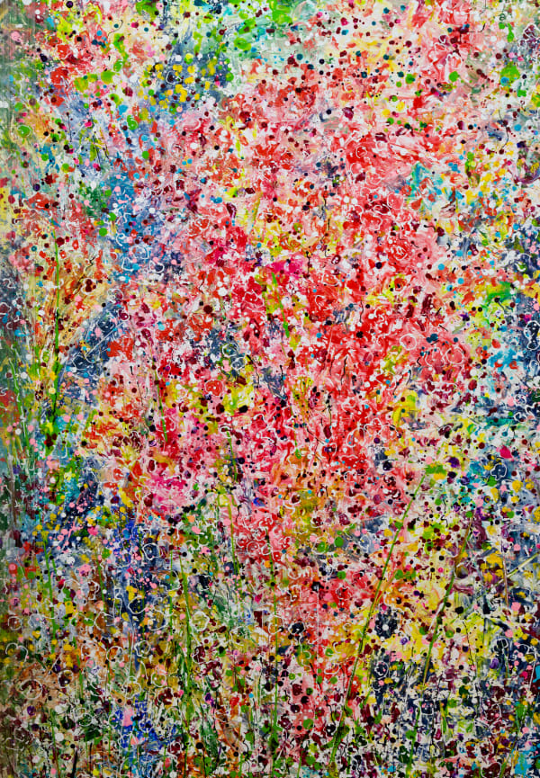 Osama Farid Groses Garden, 2021 Mixed Media on Canvas 80 x 120 cm 31 1/2 x 47 6/25 in