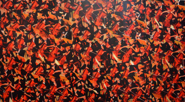 Omar Najjar Red, 2020 Oil on Canvas 135 x 245 cm 53 1/8 x 96 1/2 in