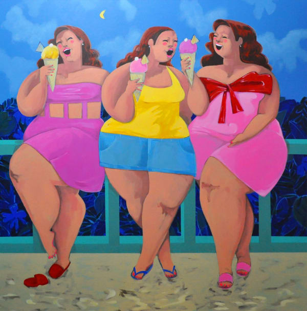 Esraa Zidan Mixed media on Canvas 150 x 150 cm 59 1/8 x 59 1/8 in