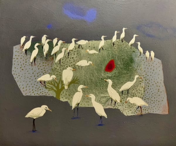 Abdel Wahab Abdel Mohsen Acrylic on Canvas 100 x 120 cm 39 3/8 x 47 1/4 in