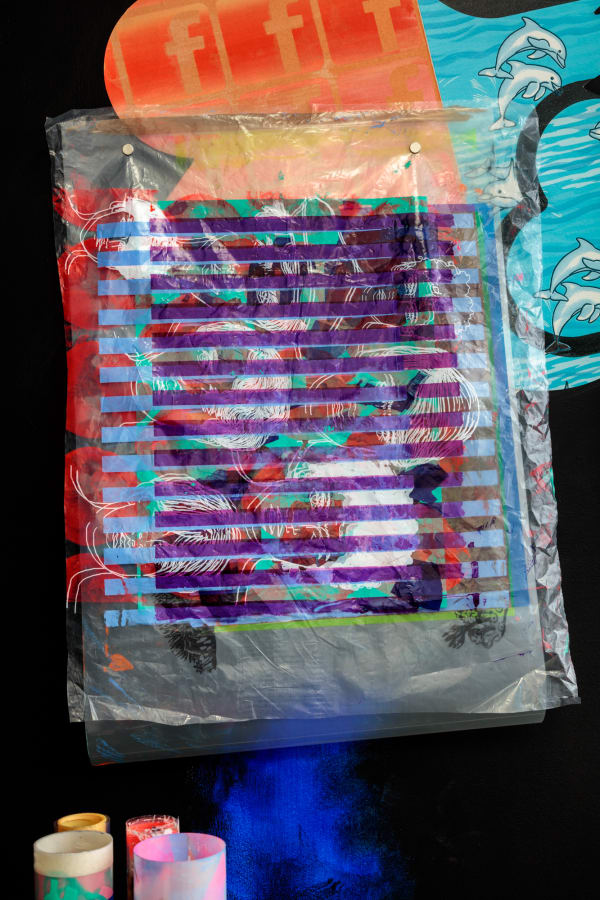 Ludovica Gioscia Future Fragment, 2017 Screenprinting ink on plastic