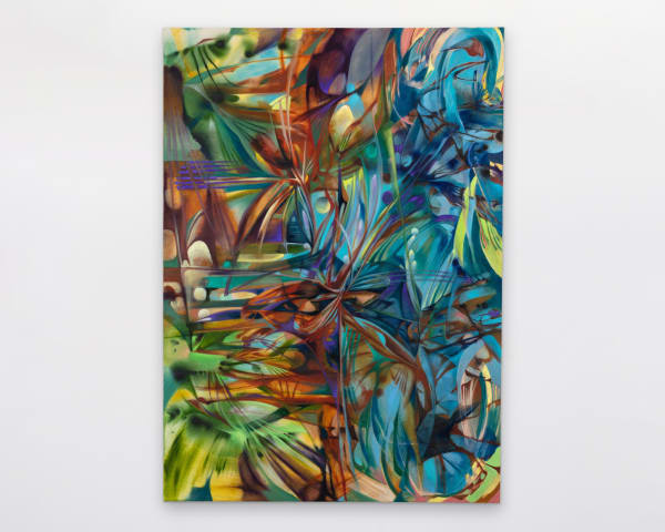 Ji Won Cha Silent Clashes of the Antlers, 2025 Oil on canvas