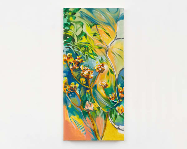 Ji Won Cha When spring comes again, 2024 Oil and graphite on canvas