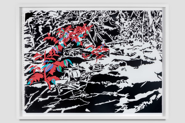 Francesca Gabbiani Synedoche 2 (Destruction of a radical space), 2017 Colored paper and gouache on paper