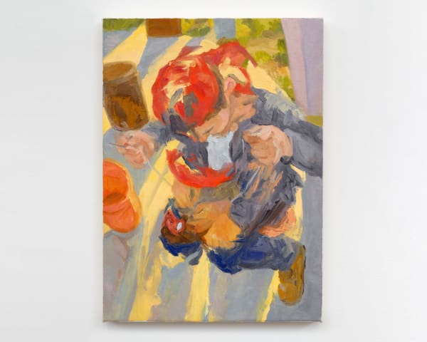 Bryan Ali Sanchez Cosiendo Las Heridas, 2024 Oil on canvas