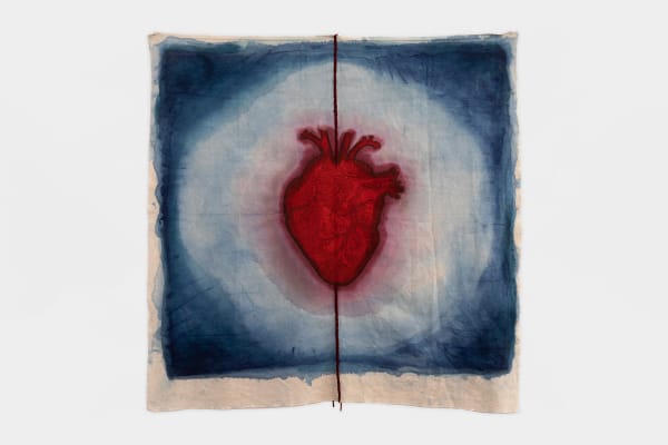 Allegra Hicks Inside-Outside, 2020 Ink on linen and embroidery