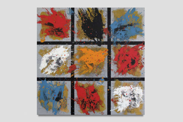 José Manuel Ciria Retícula Cometa II, 2018 Oil on canvas