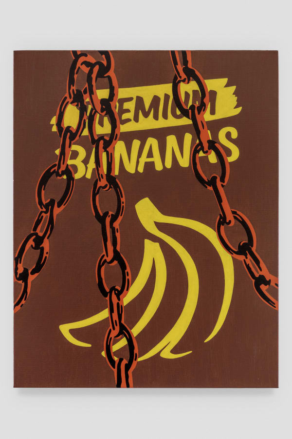Jebila Okongwu Premium Bananas (study), 2019 Oil on linen