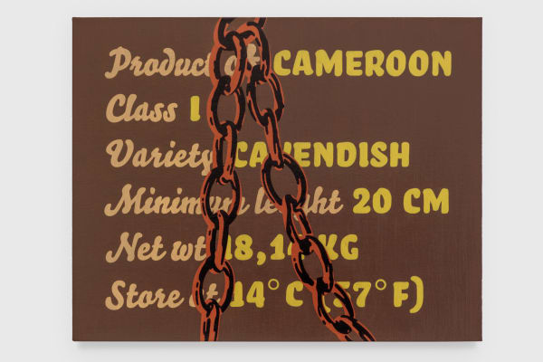 Jebila Okongwu Product of Cameroon (study), 2019 Oil on linen